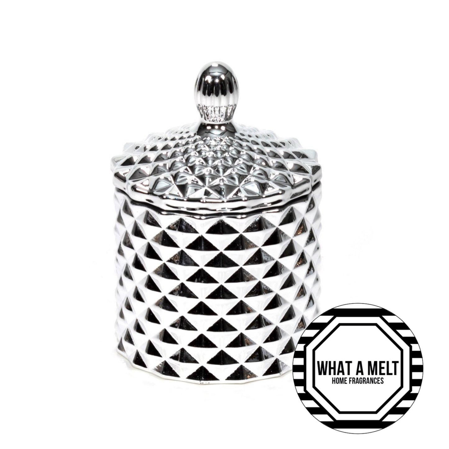 Silver Baby Geo Vessel