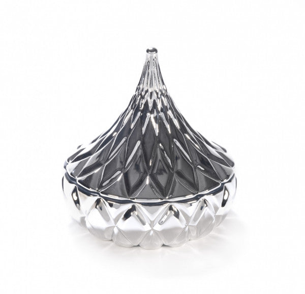 Silver Hersheys Kiss Candle