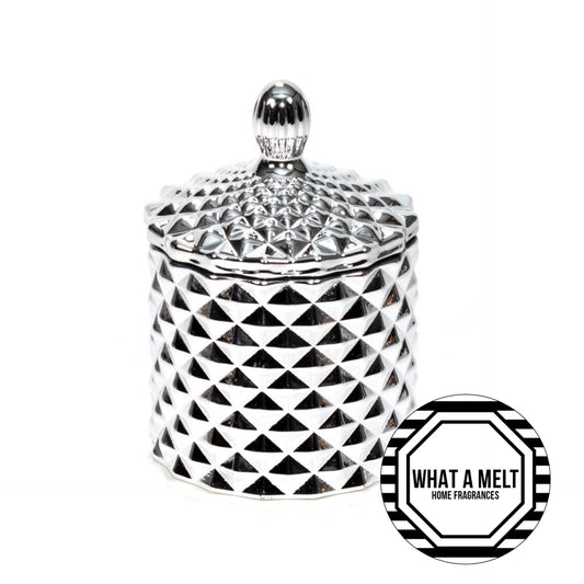 Silver Baby Geo Vessel