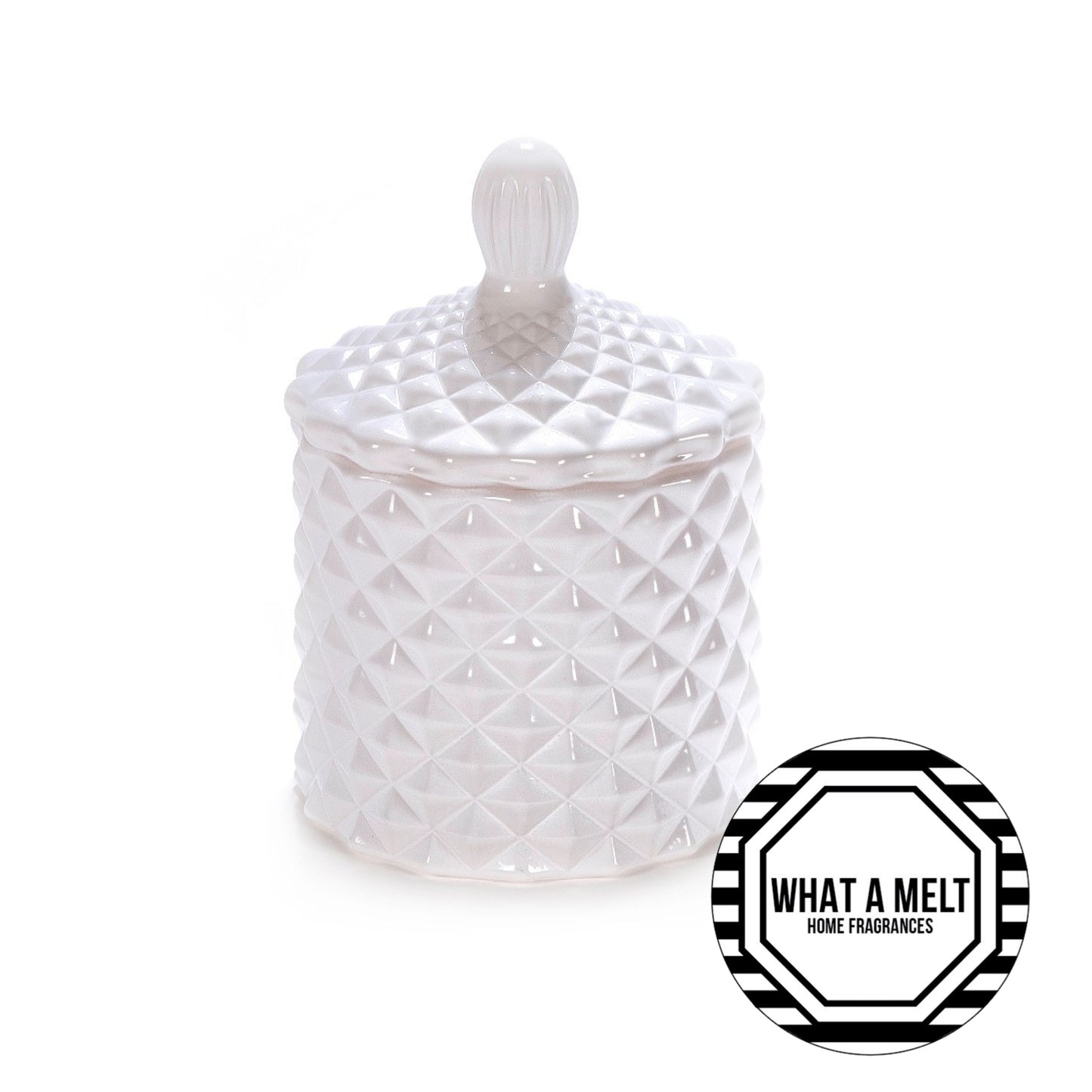 White Baby Geo Vessel